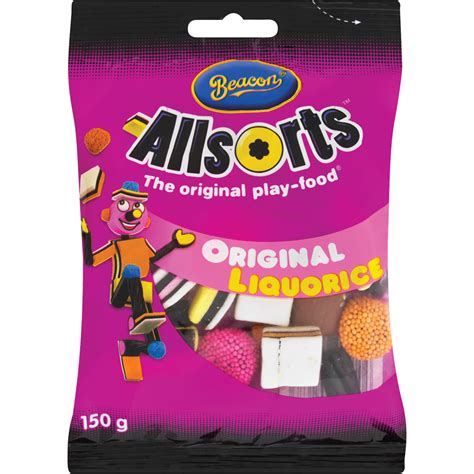 Allsorts Original Liquorice 150g Liquorice Chocolates And Sweets