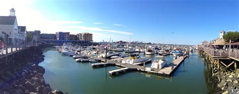Panoramic View Of Marina Bay Boardwalk Bldup Boston Flickr