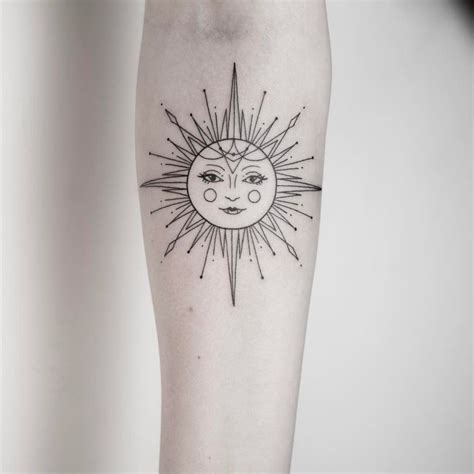 Unique And Beautiful Sun Tattoo Designs Eal Care