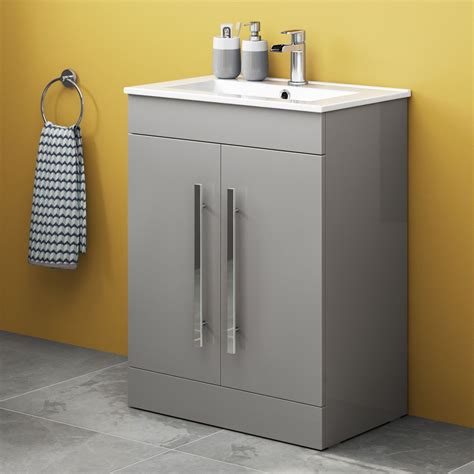 With 40 years of experience our team carefully selects each collection to create the perfect balance of style and performance. Light Grey Vanity Unit | 600mm Modern Grey Vanity Sink ...