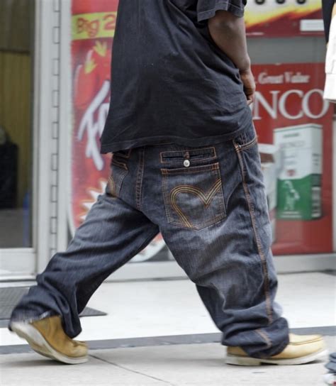 This Man Might Get Stopped By Police For Sagging His Pants Below His Waistline If He Were In