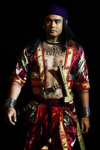Ancient Filipino Man From The Maginoo Or Royal Class Filipino