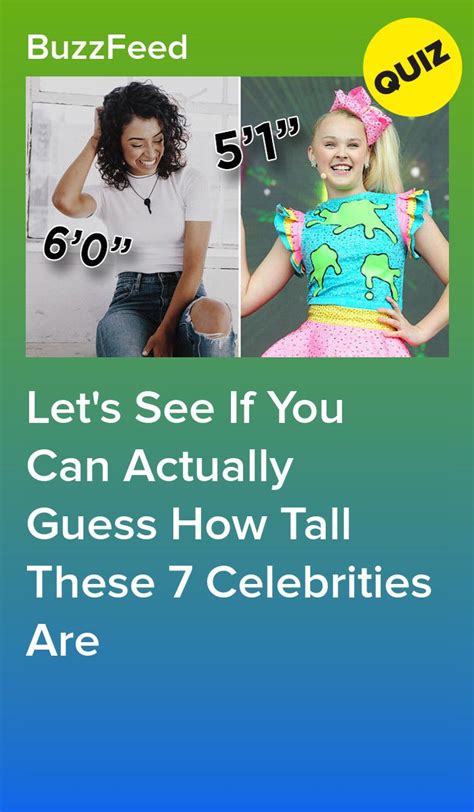 Can You Accurately Guess The Height Of These Celebs Best Friend Quiz