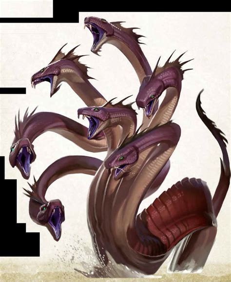 Hydra Fantasy Monster Greek Monsters Mythological Creatures