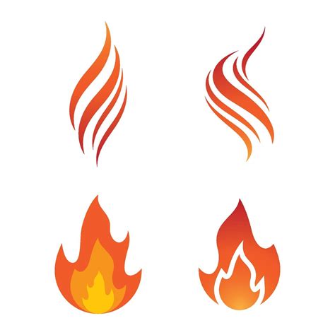 Conjunto De Im Genes De Logotipo De Fuego Vector En Vecteezy