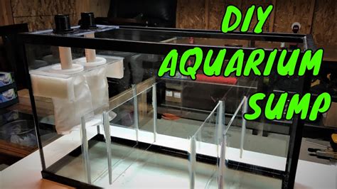 Diy Custom Aquarium Sump Filter How To Build Aquarium Sump For Under