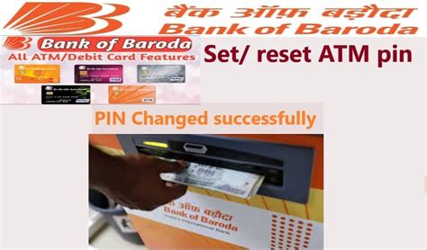 Bank Of Baroda Atm Pin Generation Bob Debit Card Activation