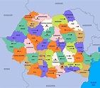 Mapa de Rumania - datos interesantes e información sobre el país