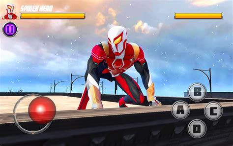 Spider Hero Rope Fight Ninja Gangster Crime City For