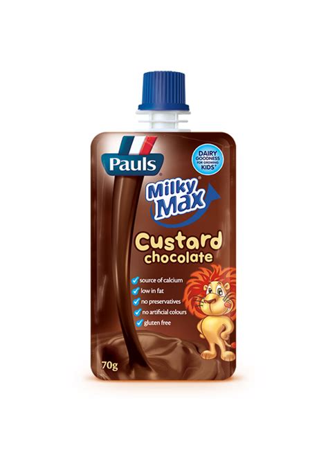 Pauls Milky Max Chocolate Custard Pouch