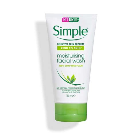 Srm Simple Moisturising Facial Wash 150ml