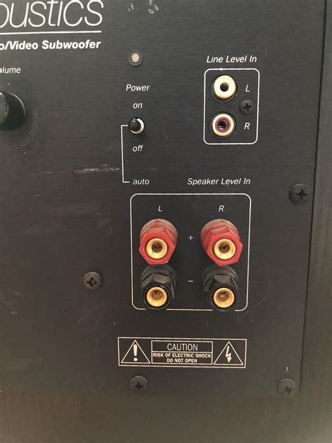 How Do I Connect This Subwoofer To My Receiver Rhometheater