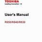 Toshiba Satellite User Guide