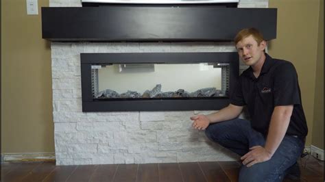 Napoleon Clearion Electric Fireplace Installation Youtube