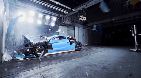 Watch Rimac Crash Test Its Ctwo Electric Supercar Autoblog Super