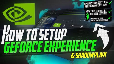 🔧 How To Properly Setup And Optimize Geforce Experience Best Recording