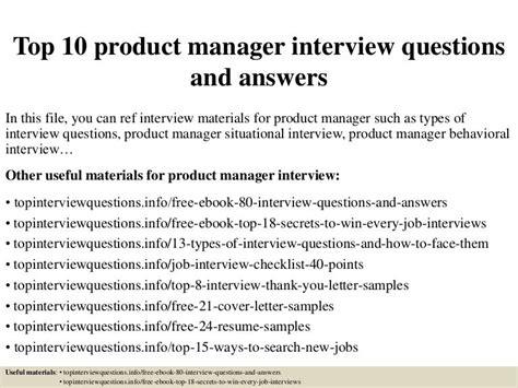 Top 10 Product Manager Interview Questions And Answers