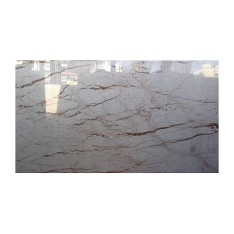 White Italian Marble Slab Thickness 15 Mm For Flooring At Rs 270