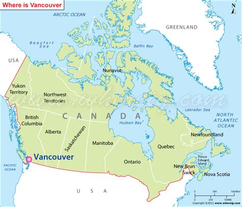 Where Is Vancouver Canada Where Is Vancouver Located In The Map