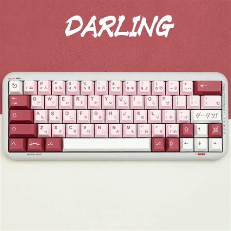 Gmk Darling Keycaps Cherry Profile Dye Sublimation Pbt Keycap 144keys Kit Shopping