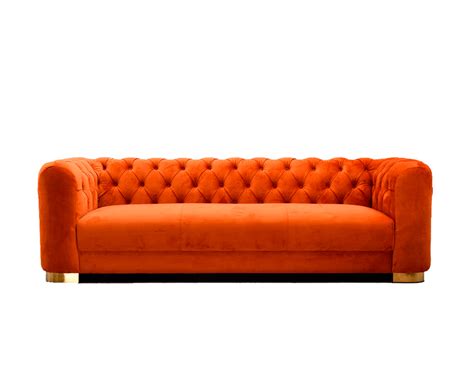 Orange Velvet Sofa Vg Geneva Fabric Sofas
