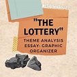"The Lottery" Theme Analysis: Graphic Organizer by HeyMrsDabb | TPT