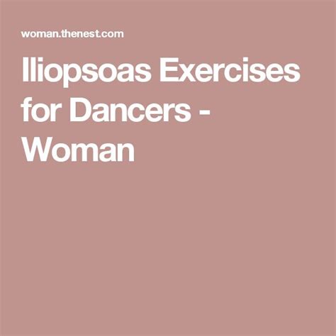 The Words Lippsoas Exercises For Dancers Woman In White On A Pink