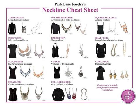 Weekly Style Crush Your Necklace And Neckline Cheat Sheet Necklace For