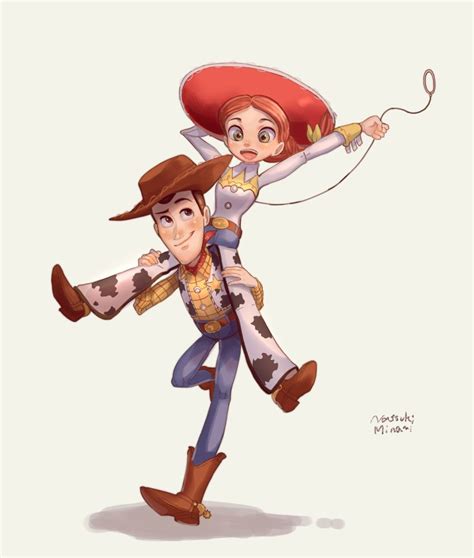 Woody And Jessie Jessie Toy Story Disney Fan Art Woody Toy Story