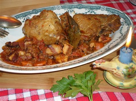 Cuisse de dinde en cocotte par la Mère Mitraille par Christophe Devé Recette Cuisse de dinde