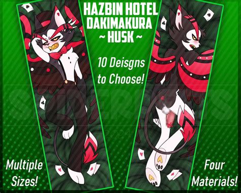 Hazbin Hotel Husk Dakimakura Body Pillowcase Made To Order Etsy