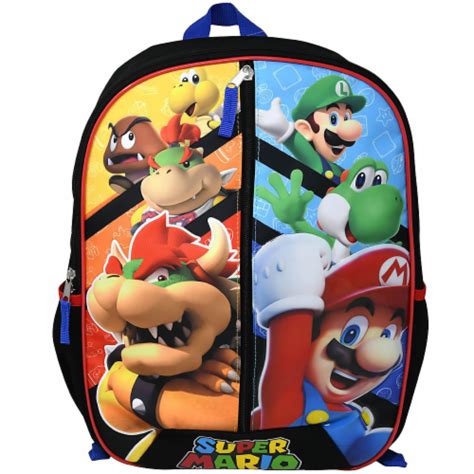 Super Mario 16 Inch Deluxe Backpack 1 Kroger