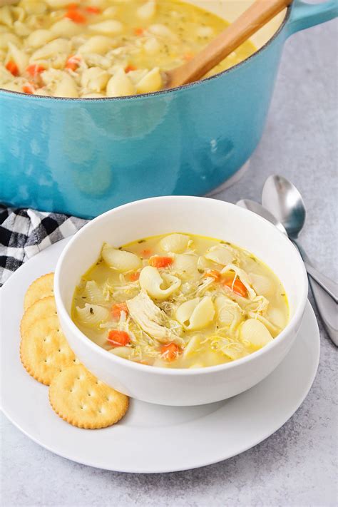 Chicken noodle soup in 30 minutes! The Baker Upstairs: Quick Chicken Noodle Soup