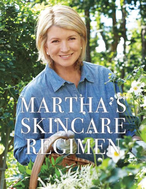 Marthas Skincare Regimen Martha Stewart Living Our Favorite