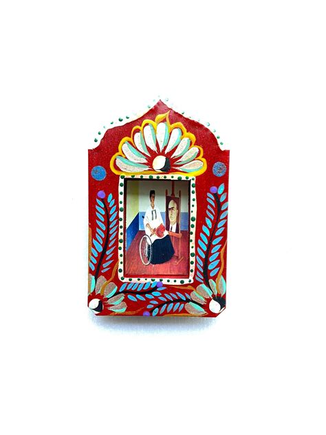 frida nicho mexican tin nicho mexican altar mexican shadow etsy special pictures tin wall