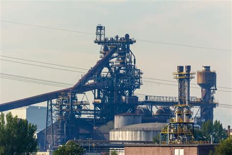 Blast Furnace Steel Plant Stock Photo Image Of Linz 47457240