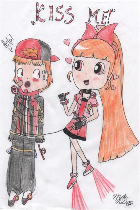 Blossom And Brick Kiss Me By Mollymaster96 On Deviantart