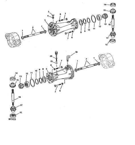 Front Axle Parts For John Deere Compact Tractors