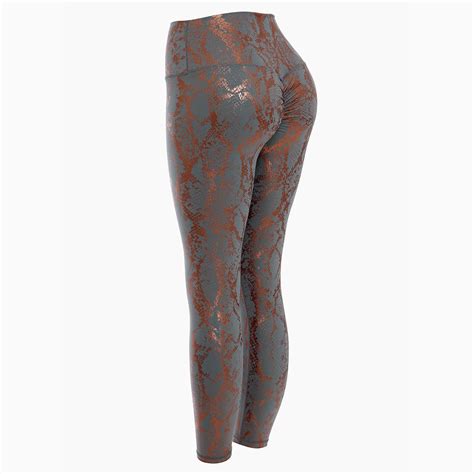 Butt Lifting Peach Hip Snakeskin Leggings Yoga Pants Tiktok