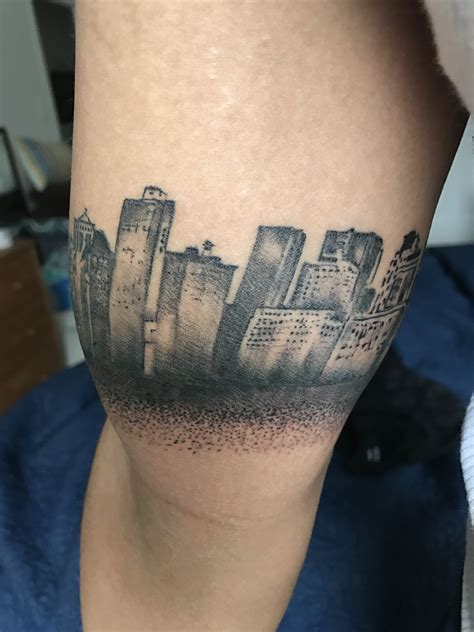 Pin By Trevor Harmon On Cityscape Tattoo Progression Tattoo Artists Tattoos Triangle Tattoo