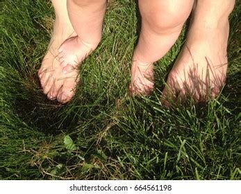 Naked Legs Grass Stock Photo Shutterstock