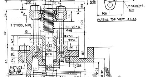 Mechanical Machine Design Steam Stop Valve Assembly Drawing Full