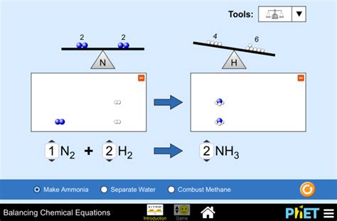 The phet development overview is the most complete guide to phet simulation development. ‪Balancing Chemical Equations‬ 1.1.9