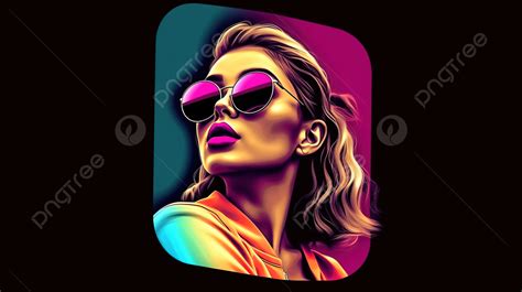 Photoshop Effect With A Woman And Sunglasses Background Dope Instagram