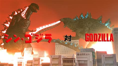 Legendary Godzilla Vs Shin Gojira 3d Animation