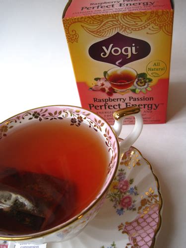 Tea With Friends Yogi Raspberry Passion Perfect Energy Tea