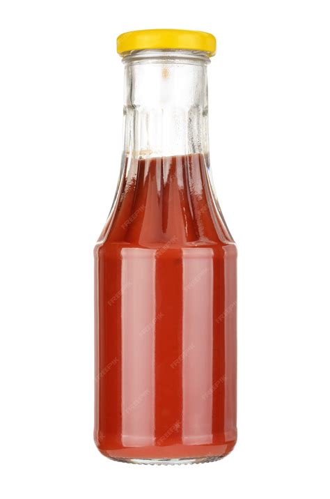Premium Photo Bottle Of Ketchup Isolated On White Background