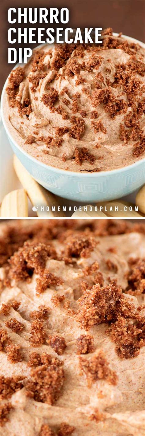 Churro Cheesecake Dip Homemade Hooplah