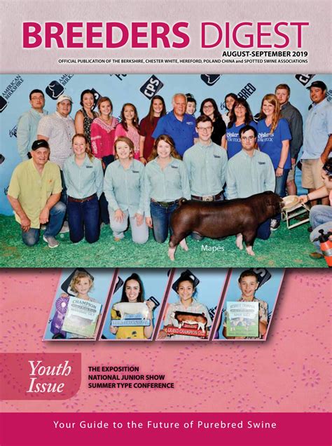 Breeders Digest Aug./Sept. 2019 by Experience Berkshire - Issuu