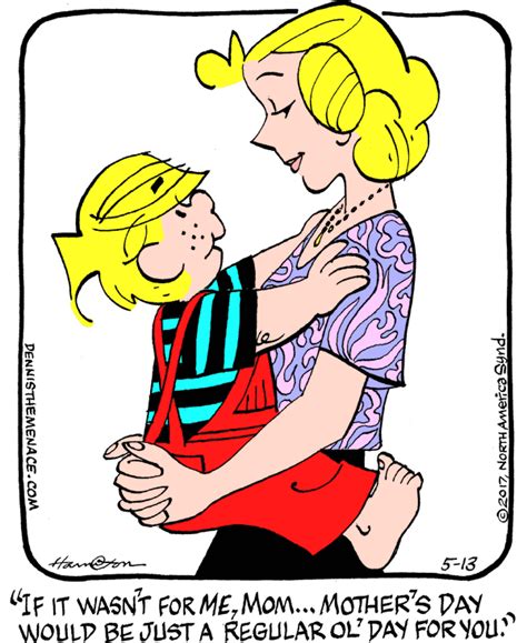Mothers Day Dennis The Menace For 5132017 Dennis The Menace Dennis The Menace Cartoon